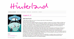 Desktop Screenshot of hinterland-magazin.de