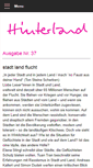 Mobile Screenshot of hinterland-magazin.de